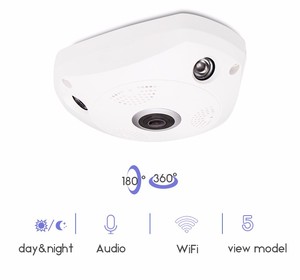 Fisheye interior al aire libre seguridad cctv cámaras WiFi P2P video vigilancia 360 grados CCTV cámara HD - Product Image 3