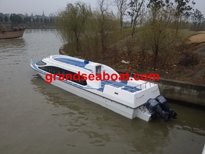 50 asientos de Fibra De Vidrio Motor Fuera de Borda Rápido de Pasajeros Barco/Barco de la Tripulación/Ferry Barco En venta - Product Image 1