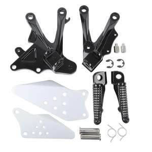 Reposapiés Delanteros Negros XF-038-B para <span class=keywords><strong>Kawasaki</strong></span> ZX10R <span class=keywords><strong>ZX</strong></span> <span class=keywords><strong>10</strong></span> <span class=keywords><strong>R</strong></span> 06-<span class=keywords><strong>10</strong></span> 2007 2008 <span class=keywords><strong>2009</strong></span> - Product Image 2