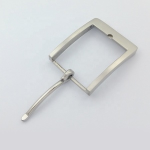Fibbia a spillo in acciaio inossidabile resistente alla ruggine per cintura resistente per la moda e l'utilità rettangolare filo spazzolato fibbia della cintura - Product Image 5