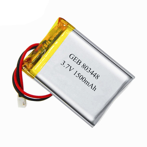 Wiederaufladbare lipo <span class=keywords><strong>5.55wh</strong></span> <span class=keywords><strong>3.7v</strong></span> <span class=keywords><strong>1500mah</strong></span> lithium-polymer-batterie - Product Image 1