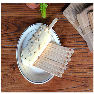 Logo personalizzato di buona qualità fabbrica diretta usa e getta in legno <span class=keywords><strong>gelato</strong></span> artigianale, <span class=keywords><strong>bastoncini</strong></span> di ghiaccioli personalizzati - Product Image 5