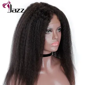 Cuticle Aligned Kinky Straight 360 Lace Frontal Human Hair Bundles Yaki Hair Bundles Virgin Brazilian Human Hair Bundles