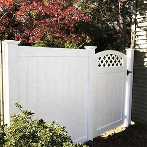 Fentech del vinile cancello <span class=keywords><strong>recinzione</strong></span>, cancelli recinzioni, di Plastica Del pvc Del Vinile scherma Privacy traliccio cancelli - Product Image 5