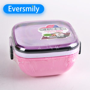 Contenedor Cuadrado de Plástico <span class=keywords><strong>para</strong></span> Almacenamiento de Alimentos, Hermético, con Tapa Transparente, Lonchera Bento <span class=keywords><strong>para</strong></span> Niños - Product Image 5