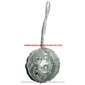Hand Beaded Christmas Hinging Ornaments - Product Image 1