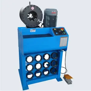 china supplier 91H hose crimper hydraulic crimping machine with quick change tool and die set shelf can be taken apart for sale