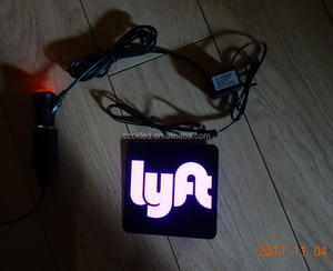 حار بيع! lyft اوبر el سيارة ملصقا - Product Image 3
