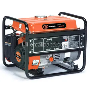 AC Single phase 4 stroke low noise portable petrol generator 1kva with spare parts