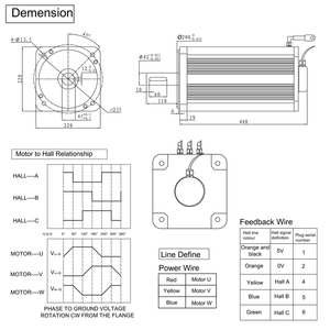 High Power 50nm Permanent Magnet Brushless Dc Electric <strong>Bldc</strong> <strong>Motor</strong> <strong>10kw</strong> 2000 Rpm <strong>72v</strong> - Product Image 2