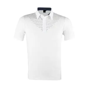 Изготовленным на заказ логосом, мужские рубашки-поло по оптовым ценам с персональными одежда для гольфа