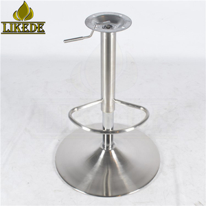 Hot Sale 304# Stainless Steel Metal bar Chair Base Swivel bar <strong>Stool</strong> Base bar <strong>Stool</strong> <strong>Legs</strong> - Product Image 2
