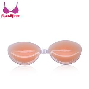 Venta caliente mejor de mujer Bra marcas chicas sin respaldo arriba sujetador Invisible <span class=keywords><strong>con</strong></span> correas silicona mágica Nu Bras - Product Image 4