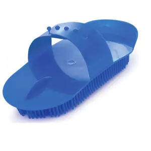 Large plastic horse curry comb for cleaning