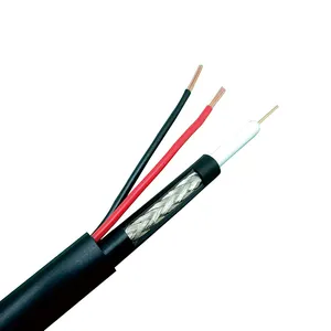 การแข่งขันราคากล้องวงจรปิดRG 59 Siamese Cable RG59 Coaxial Cable