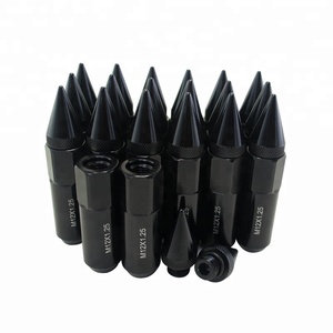 20 pièces accordeur étendu en aluminium avec pointe pour roues/jantes M12X1.25 écrous de cosse de <span class=keywords><strong>roue</strong></span> - Product Image 5