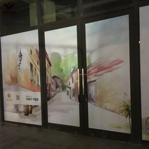 Nhãn Dán Cửa Sổ Kính, Sandblast <span class=keywords><strong>Frost</strong></span> Sticker, Nhãn Dán Trang Trí Kính - Product Image 6