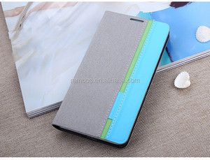 Mélanger la couleur étui en cuir avec fente pour carte personnaliser cas pour <span class=keywords><strong>Wiko</strong></span> arc - en - 4 G - Product Image 3