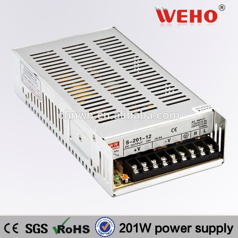 один выход 201w питания сетевой 240v для 8.3a 24v постоянного тока промышленный источник питания 24в