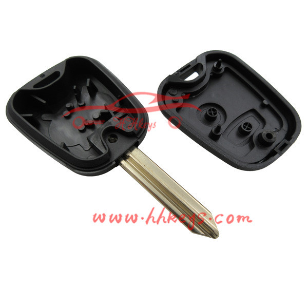 KEY COMPLETE NEW 2 Buttons for PEUGEOT 206- TO PROGRAM