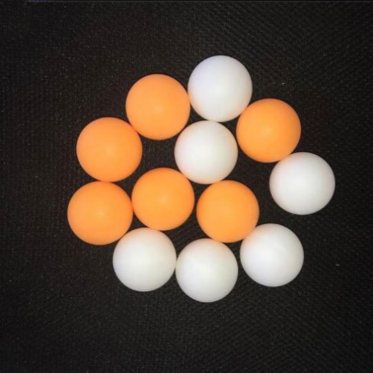 Wholesale New Material Poly 1 Star 40+ Seamless ABS Ping Pong Ball Custom logo Balls White Orange Table Tennis Ball