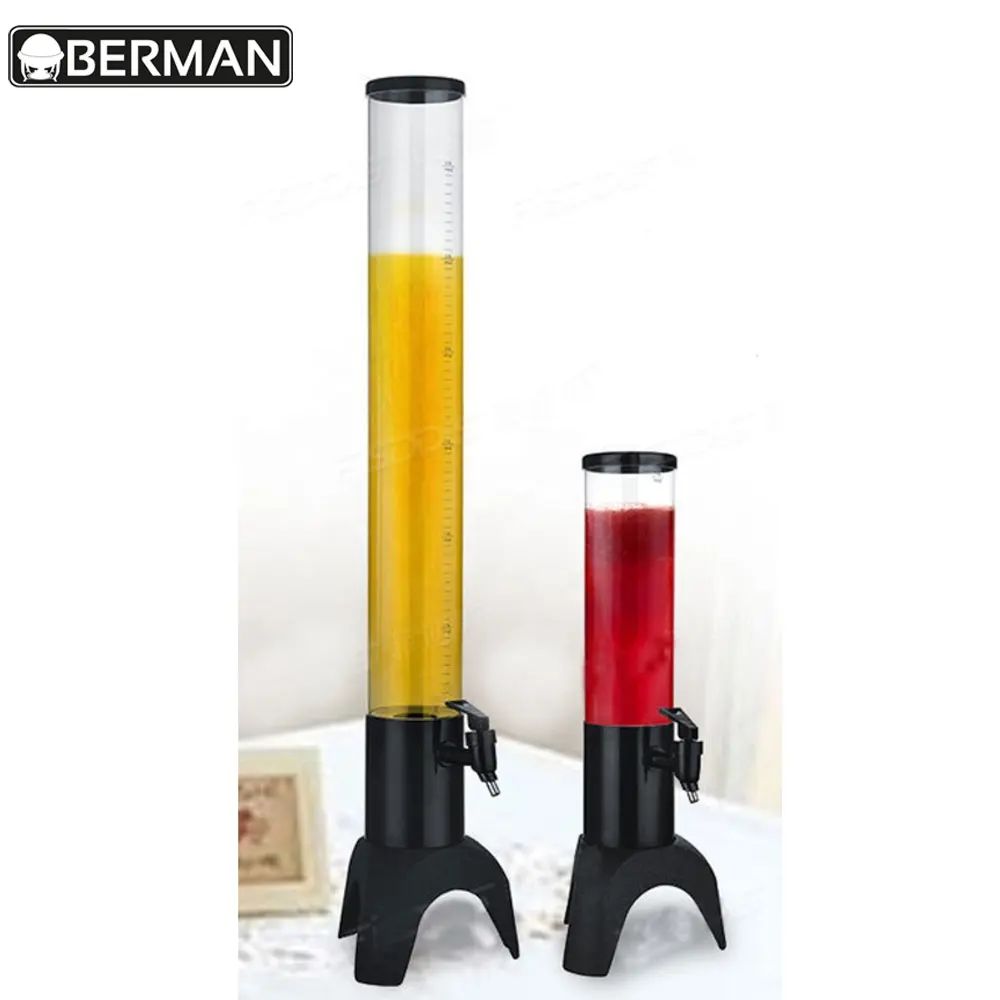 3L glas koude dispenser bier, bier toren drink dispenser, bier tap bottoms up bier dispenser prijs