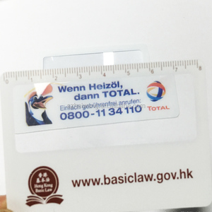 Lupa lupa Tarjeta de Visita De Plástico transparente Con Diseño Personalizado - Product Image 5