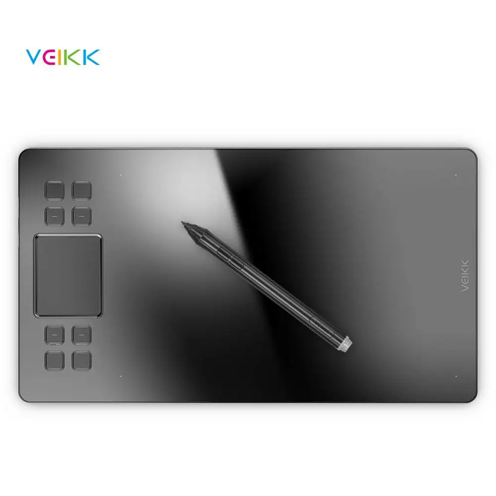 Tekening Tablet Veikk A50 Pen Tablet is Compatibel met Win en Mac Systeem en Diverse Tekening Programma 'S zoals Photoshop