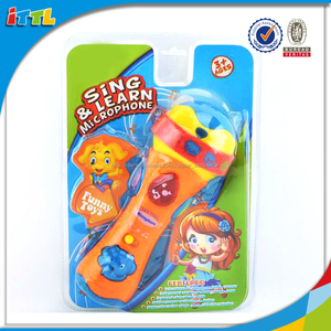 Nuevo producto mini micrófono bebé con música y ligero de plástico micrófono de juguete - Product Image 3