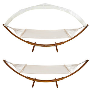 <span class=keywords><strong>Hamac</strong></span> de jardin KD Design Swing <span class=keywords><strong>avec</strong></span> auvent solide en bois et support - Product Image 5