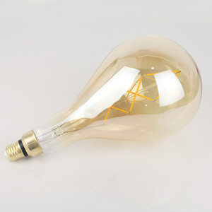 PS160 6W E27 Vintage <strong>Edison</strong> <strong>Light</strong> 1800K Dimmable LED Spiral Filament Bulb PS52 / A160 - Product Image 6