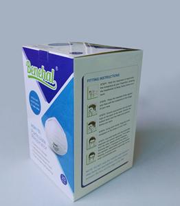 Respirator setengah wajah NIOSH N95, masker katun tahan debu dengan EN149 pola datar bentuk cangkir sertifikat - Product Image 6