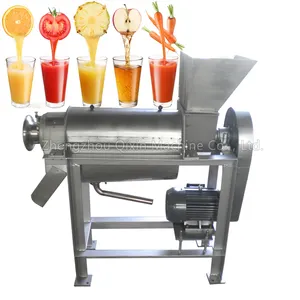 stainless steel commercial fruit juice making machine / industrial juicer extractor