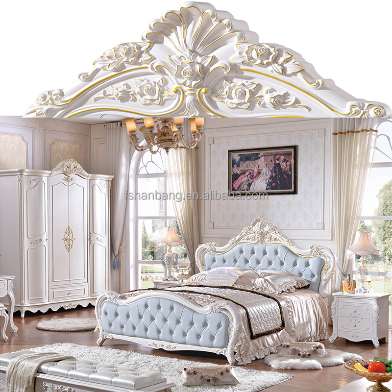Античный роскошный комплект мебели для спальни