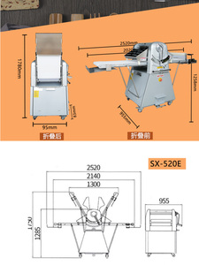 Vendita calda pasta laminatoio per/da tavolo top pasta laminatoio per macchina per <span class=keywords><strong>pasticceria</strong></span> - Product Image 2