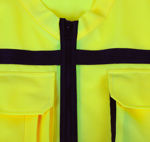 เสื้อกั๊กอาสาสมัครสองสี,เสื้อกั๊กนิรภัยสะท้อนแสงถุงลมรถจักรยานยนต์พร้อมกระเป๋า - Product Image 6