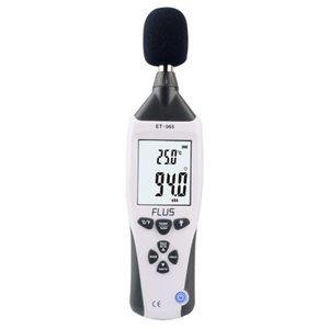 FLUS ET-965 Misuratore Ambientale Multifunzione 5 in 1: Misuratore di Luce, Misuratore di Livello Sonoro, Misuratore di Umidità/Temperatura, Anemometro - Product Image 1