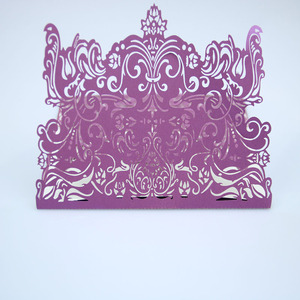 Personalizar favores de la boda laser cut perla de papel de la boda tarjeta de invitación - Product Image 1