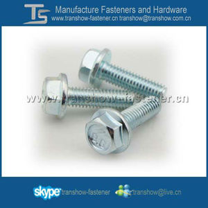 <span class=keywords><strong>À</strong></span> Tête hexagonale Partie Entièrement Fileté Boulons Hexagone Vis M6-M16 En Acier Au Carbone - Product Image 1