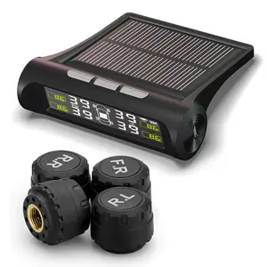 TPMS Solar-powered Drahtlose Externe Automotive Reifen Druck druck Überwachung Alarme Auto tpms