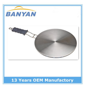 VonShef disque adaptateur diffuseur de chaleur de plaque de cuisson à induction, plaque pour faire mijoter, chenet en acier inox - Product Image 2