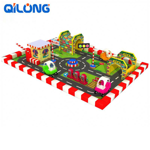 โรงงานที่กำหนดเองสไตล์ใหม่ในร่มสนามเด็กเล่น Mini การจราจร <span class=keywords><strong>Town</strong></span> สำหรับเด็ก - Product Image 2