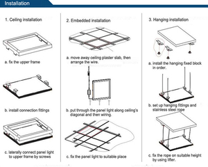 Precio de fábrica gran panel LLEVADO 36 w 40 w 48 w 64 w panel plano luz del día 6500 K - Product Image 6