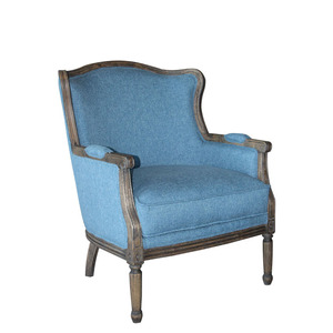 Nhà Máy Ổ Cắm Bền Giải Trí Phong Cách Bằng Gỗ Accent Sofa Ghế Phòng Khách Bọc Đồ Nội Thất - Product Image 2