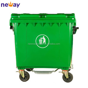 1100L cheap garbage bin with wheel