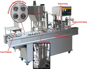 Copo De Água Mineral máquina de Enchimento e Vedação Da Máquina