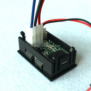 Mini Digital Voltmeter Ammeter <strong>DC</strong> 0-100V 10A Panel Amp <strong>Volt</strong> Gauge <strong>Tester</strong> 0.28&quot; Red Blue LED Dual Display Meter - Product Image 5