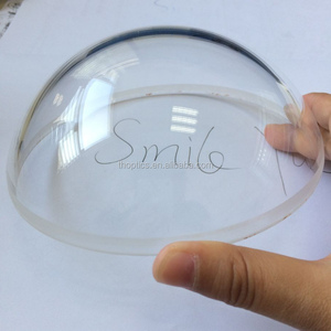 Lentille dôme saphir <span class=keywords><strong>BK7</strong></span> verre optique B270 motif ménisque dômes en silice fondue pour optique - Product Image 2