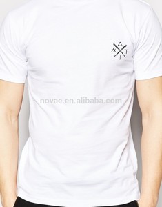 Hommes manches courtes retour imprimer évacuation de l'humidité blanc t-shirt - Product Image 2