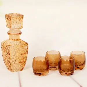 Mini Kaca Botol Anggur Stopper Ini dengan Tutup